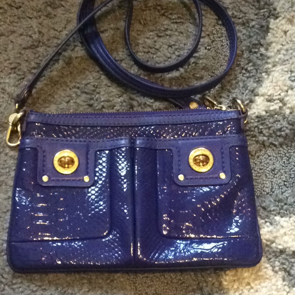 Marc By Marc Jacobs Python Shine Percy Crossbody - image 1